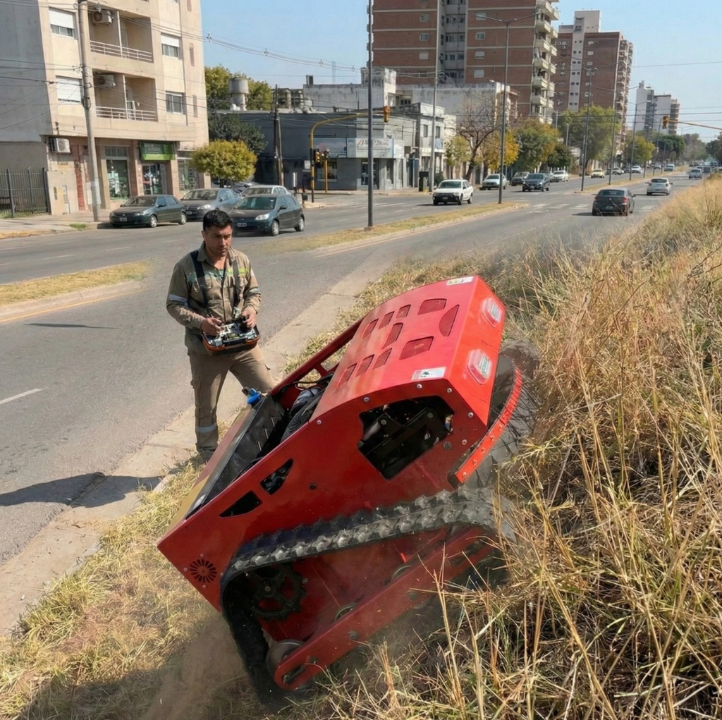 Pintecord Robot Desmalezadora A Control Remoto