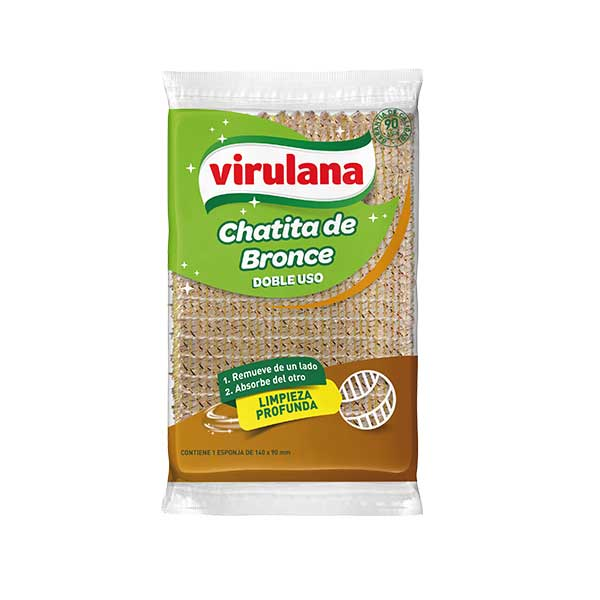 Mapa Virulana Esponja Chatita De Bronce *