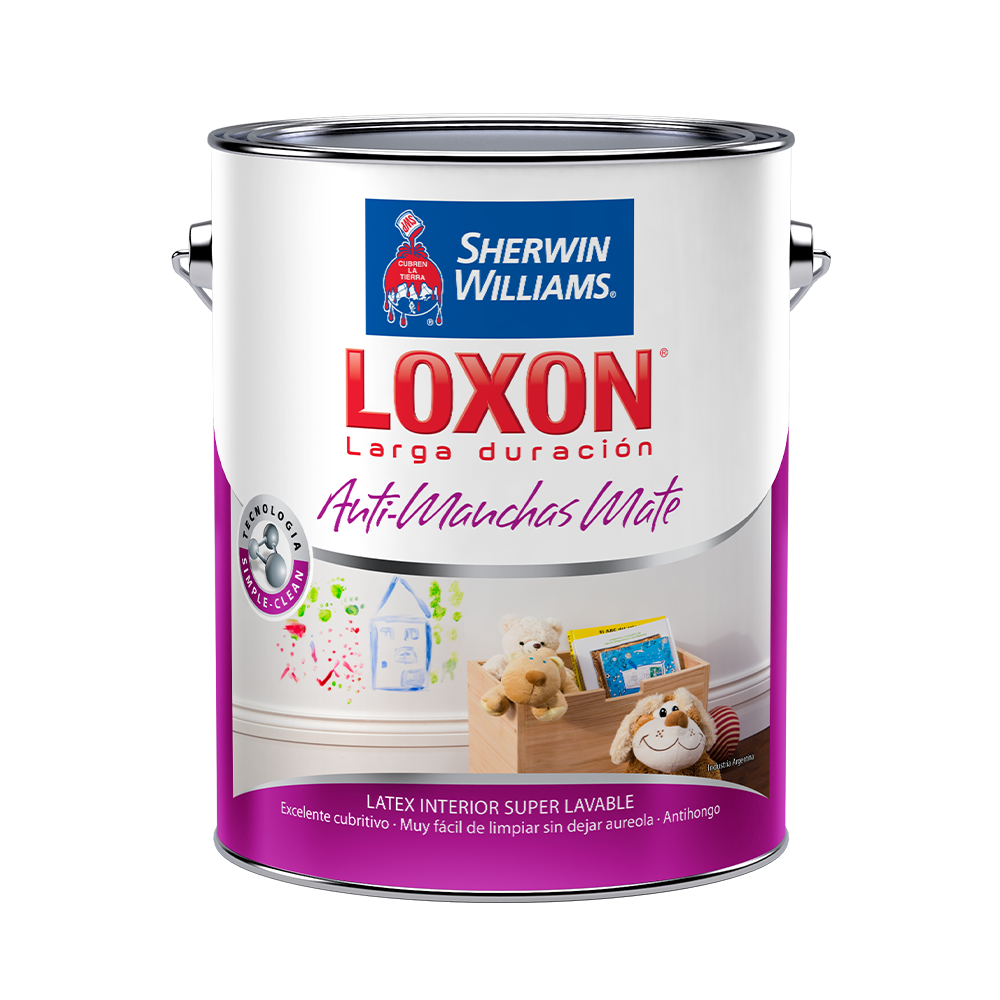 Loxon Ld Latex Anti Manchas Interior Blanco