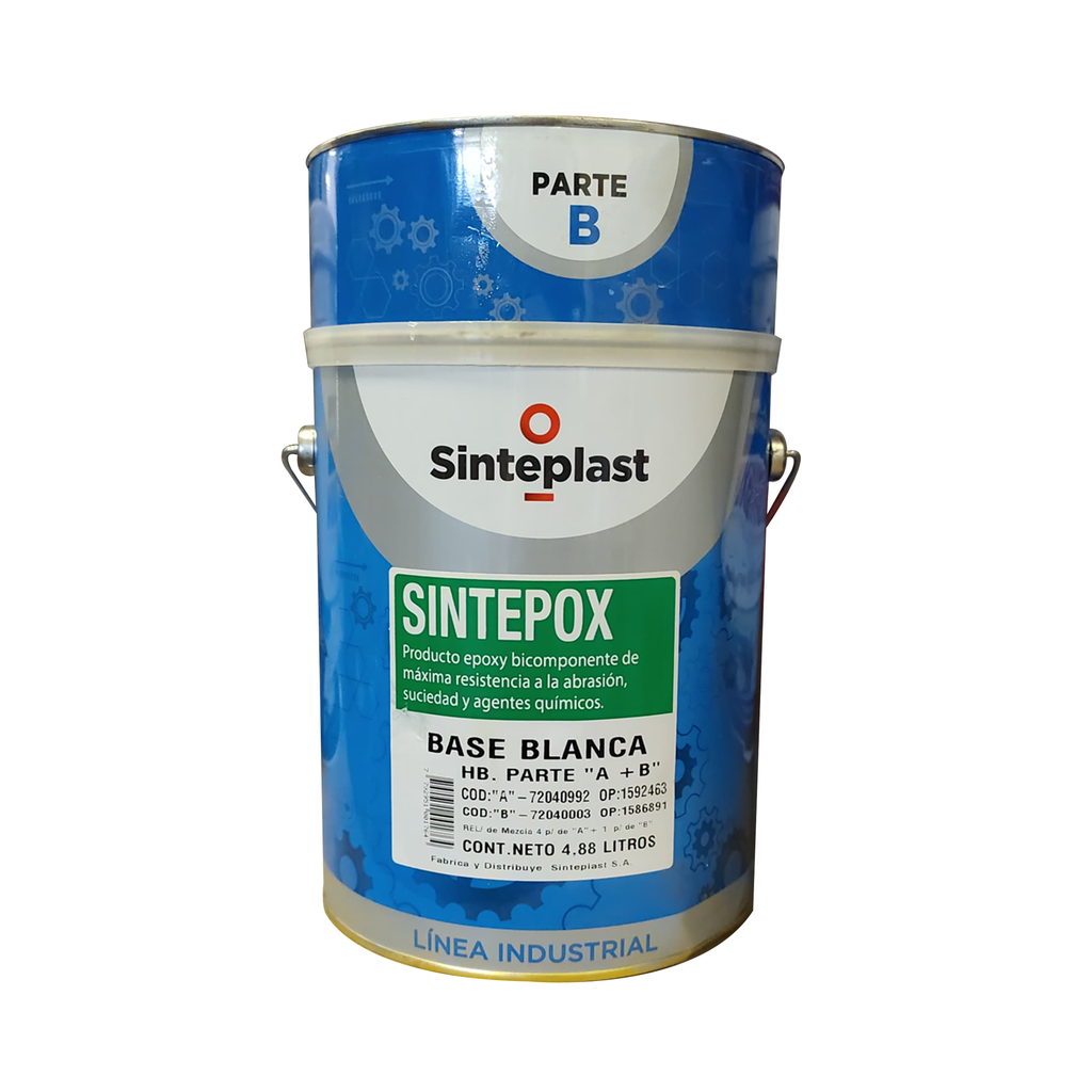 Sinteplast Sintepox Esmalte Epoxy Hb Base Blanca Kit (4:1)