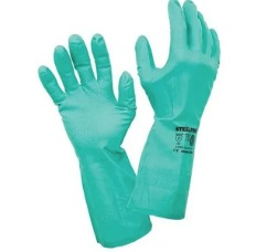 Bil-vex Guante Acrilo Nitrilo Verde Para Acido
