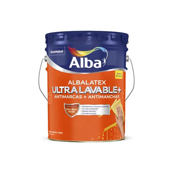 Albalatex Ultralavable Antimarcas + Antimanchas Latex interior